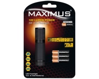 Lampe torche 100 lm - 3W - IPX4 - noir