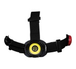 Lampe frontale - 450 lm - 5W -  éclairage avant/arrière - fonction focus -