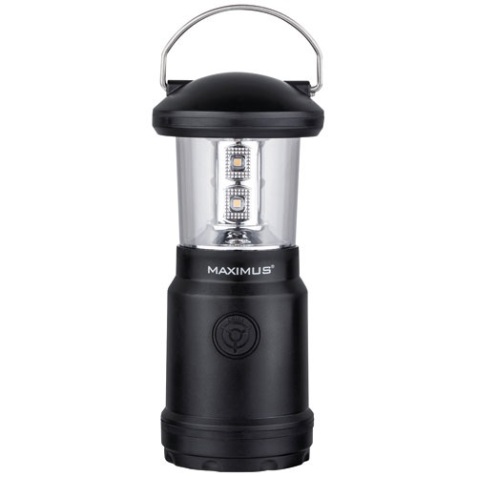 Lanterne camping 350 lm - 10W - IPX4 - noir