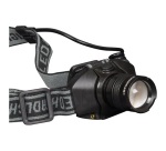 Lampe frontale - 200 lm - 5W - fonction focus - IP44 - noir