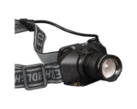 Lampe frontale - 200 lm - 5W - fonction focus - IP44 - noir