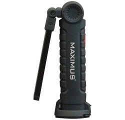 Lampe torche multifonctions 290 lm - 3W - rechargeable - IP20 - noir