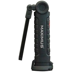 Lampe torche multifonctions 290 lm - 3W - rechargeable - IP20 - noir