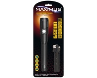 Lampe torche 1200 lm - 13W - rechargeable - fonction focus et batterie exte