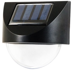 Applique murale - solaire - détecteur de mouvement  - IP44 - lot de 2 - noi