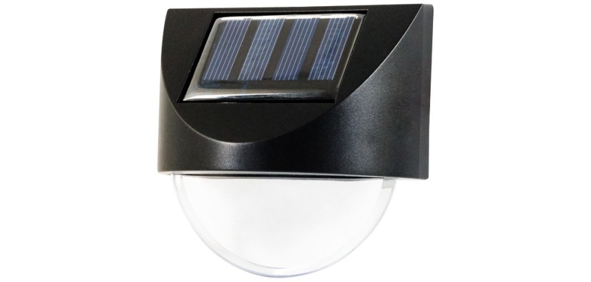 Applique murale - solaire - détecteur de mouvement  - IP44 - lot de 2 - noi