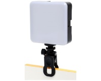 Lampe LED universelle - fonction clip - 6000 K - 300 lm - blanc/noir