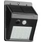 Applique murale - solaire - 270 lm - détecteur de mouvement - IP44 - noir