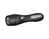 Lampe torche 125 lm - 3W - IPX4 - noir