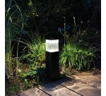 Borne solaire 8 lm lot de 4 noir