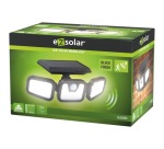 Applique murale - solaire - 700 lm - détecteur de mouvement - IP44 - noir