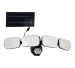 Applique murale - solaire - 750 lm - détecteur de mouvement - IP44 - noir