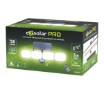 Applique murale - solaire - 750 lm - détecteur de mouvement - IP44 - noir