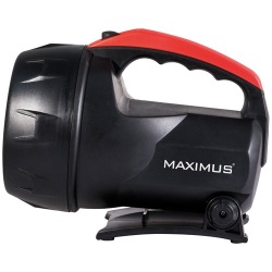 Lampe projecteur - lanterne - 100 lm - 10W - noir/rouge