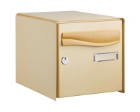 Boîte aux lettres PTT double face beige