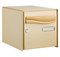 Boîte aux lettres PTT double face beige