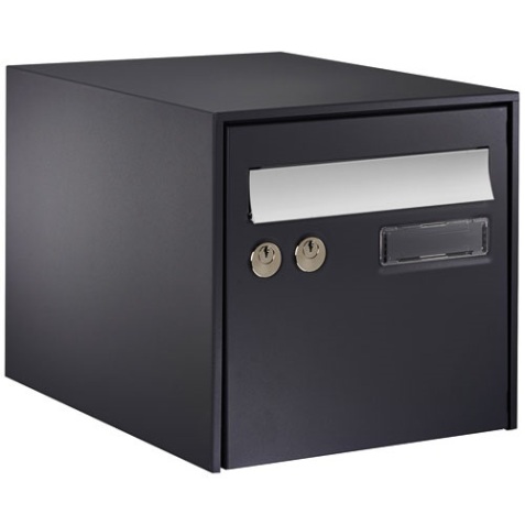 Boite aux lettres à colis - Box 300  - simple face - gris anthracite