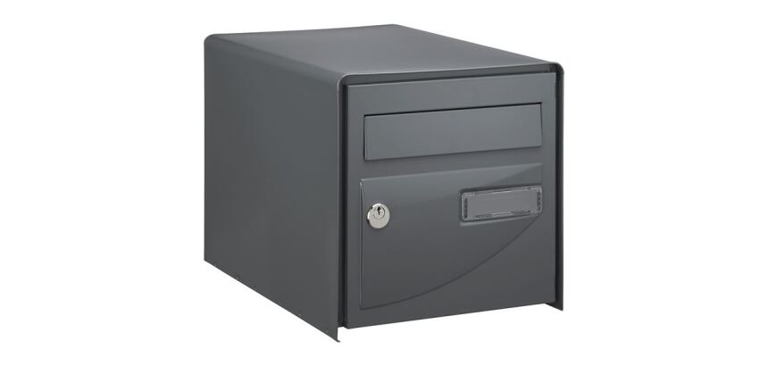 Boite aux lettres - Probat - simple face - bordeaux