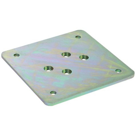 Platine fixation sol - F900 - zinguée