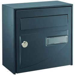 Boite aux lettres - Probat - 1/2 profondeur - gris