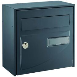 Boite aux lettres - Probat - 1/2 profondeur - noir