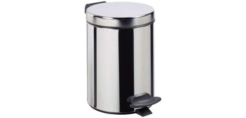 Poubelle de salle de bain 3 L - Cyjeu Inox