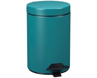 Poubelle Cyjeu 3 L bleu canard