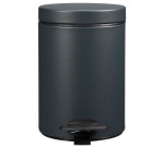 Poubelle de salle de bain 3 L - Cyjeu gris anthracite mat