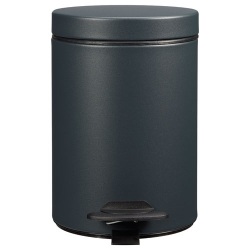 Poubelle de salle de bain 3 L - Cyjeu gris anthracite mat