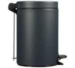 Poubelle de salle de bain 3 L - Cyjeu gris anthracite mat
