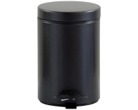 Poubelle de salle de bain 3 L - Cyjeu noir basalte