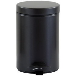 Poubelle de salle de bain 3 L - Cyjeu noir basalte