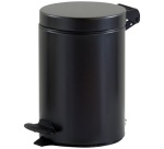 Poubelle de salle de bain 3 L - Cyjeu noir basalte