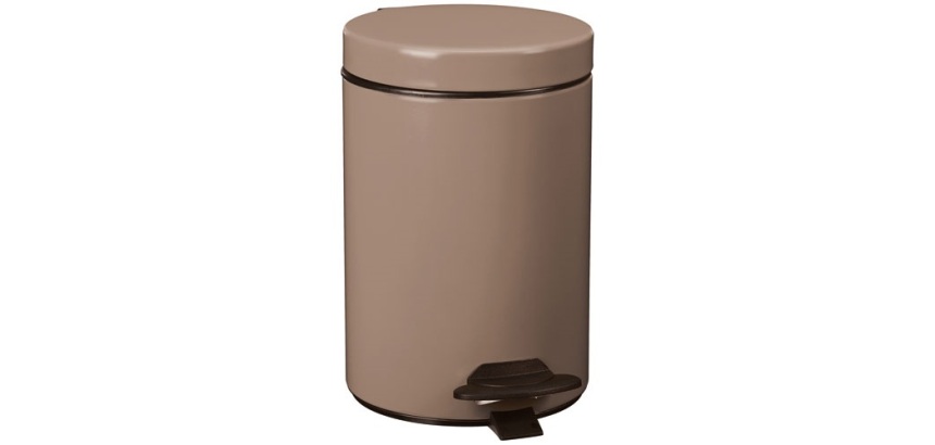 Poubelle Cyjeu 3l moka mat lisse