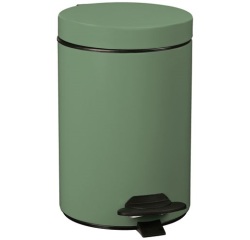 Poubelle Cyjeu 3l vert amande mat lisse