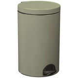 Poubelle à pédale 20 L Gris Ciment - Élora
