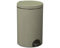 Poubelle à pédale 20 L Gris Ciment - Élora