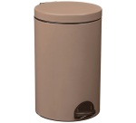 Poubelle à pédale 20 L Moka - Élora
