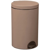 Poubelle à pédale 20 L Moka - Élora