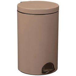 Poubelle à pédale 20 L Moka - Élora