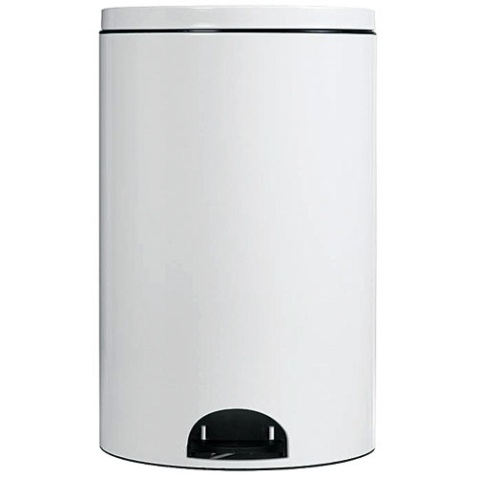 Poubelle à pédale 20 L Blanche - Élora