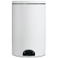 Poubelle à pédale 20 L Blanche - Élora