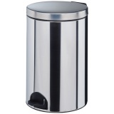 Poubelle à pédale 20 L Inox - Élora