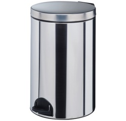 Poubelle à pédale 20 L Inox - Élora