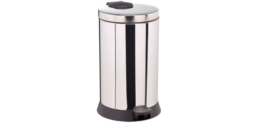 Poubelle Magic 20l inox brillant