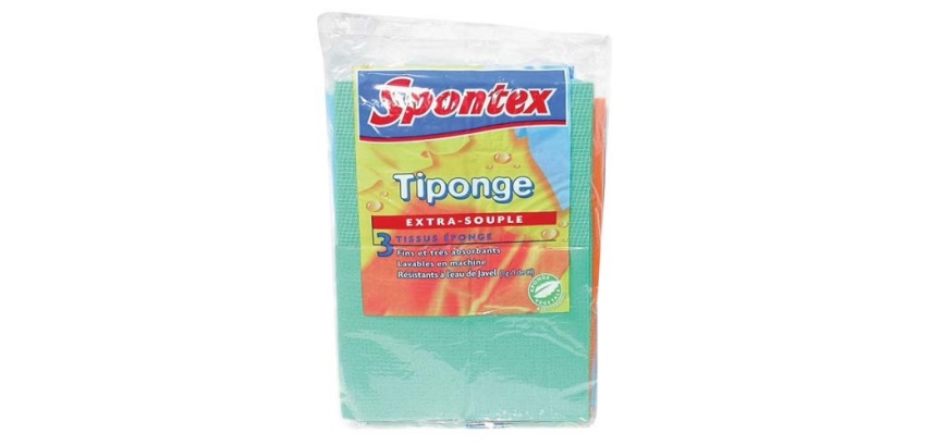 Tissu éponge - Tiponge - extra-souple - lot de 3