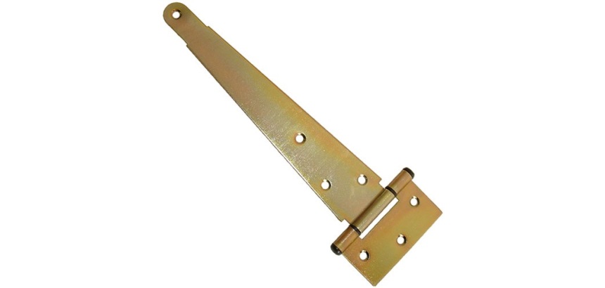 Penture anglaise avec axe composite - L : 492.8 mm - Fixation murale 45 x 2