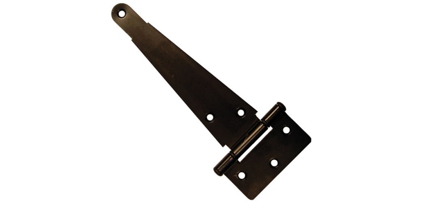 Penture anglaise avec axe composite - L : 392.8 mm - Fixation murale 45 x 2