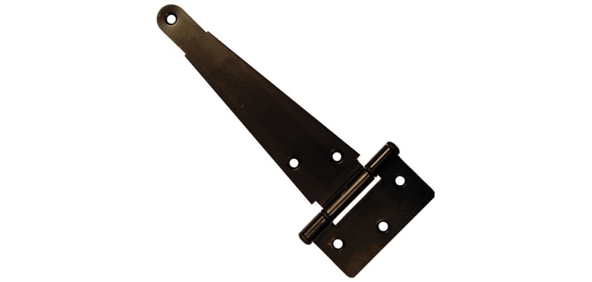 Penture anglaise avec axe composite - L : 392.8 mm - Fixation murale 45 x 2