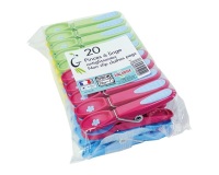 Pince à linge x 20 antiglissantes extra fortes